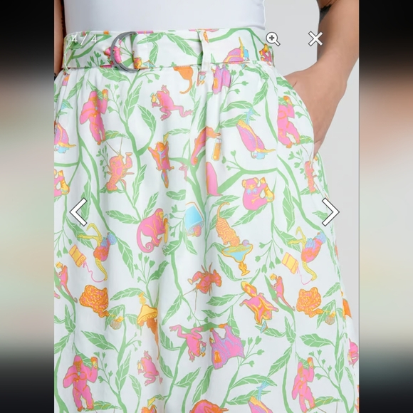 NWOT ModCloth | A-Line Vintage-Inspired Print Skirt Knee-Length Skirt | Size 14 - Picture 15 of 16